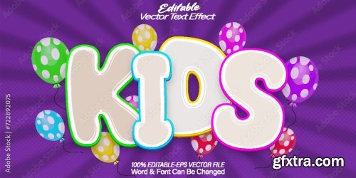 Vector Text Effect Editable Alphabet 28 25xAI