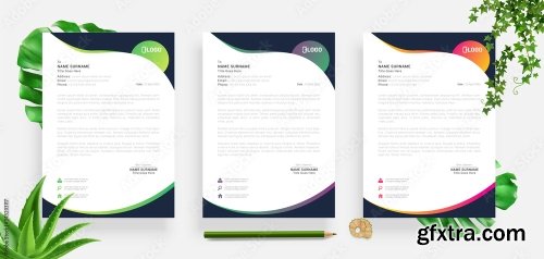 Elegant Letterhead Design Template 4 20xAI