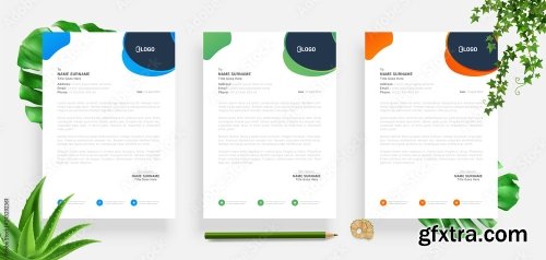 Elegant Letterhead Design Template 4 20xAI