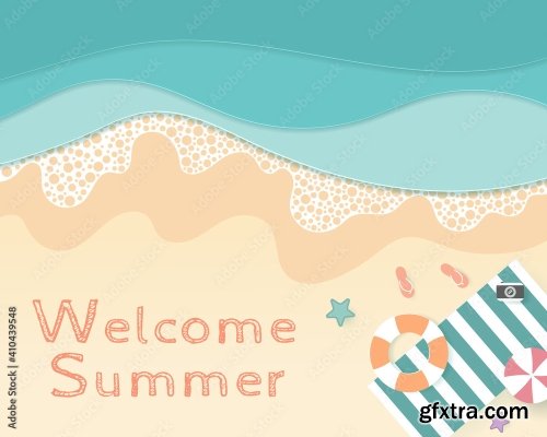 Summer Poster Banner Summer Travel 18xAI