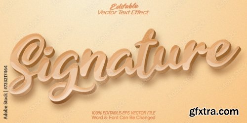 Vector Text Effect Editable Alphabet 41 24xAI