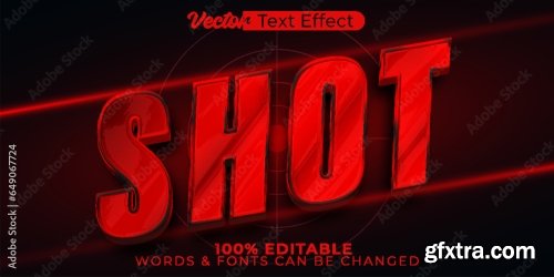 Vector Text Effect Editable Alphabet 41 24xAI