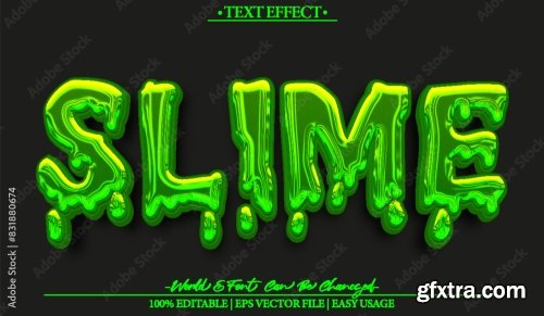 Vector Text Effect Editable Alphabet 41 24xAI