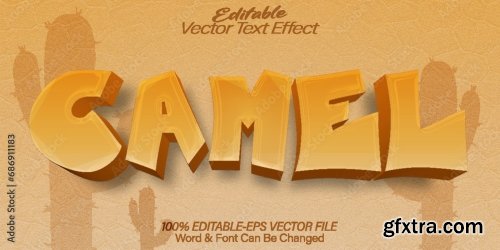 Vector Text Effect Editable Alphabet 8 20xAI