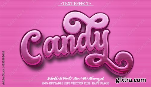 Vector Text Effect Editable Alphabet 8 20xAI