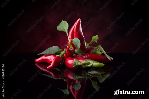 Chilly Pepper Isolated On A White Background 3 17xJPEG