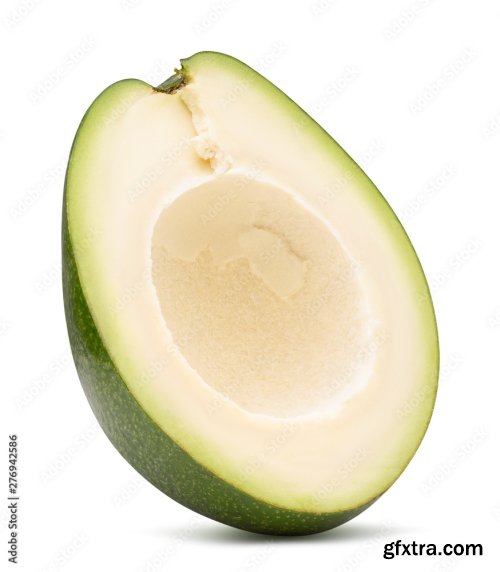 Avocado Isolated On A White Background 2 15xJPEG