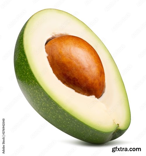 Avocado Isolated On A White Background 2 15xJPEG