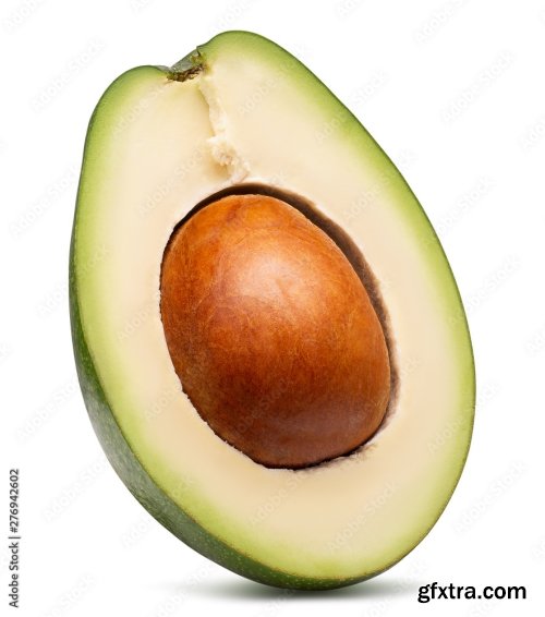 Avocado Isolated On A White Background 2 15xJPEG