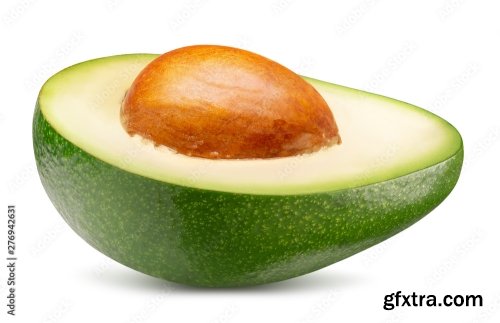 Avocado Isolated On A White Background 15xJPEG