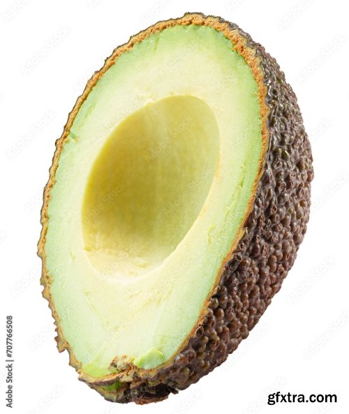 Avocado Isolated On A White Background 15xJPEG