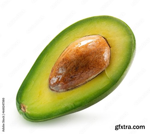 Avocado Isolated On A White Background 15xJPEG