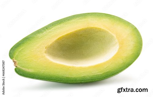 Avocado Isolated On A White Background 15xJPEG