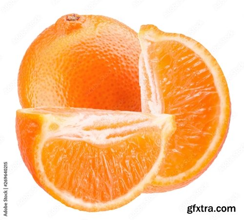 Orange Isolated On A White Background 18xJPEG