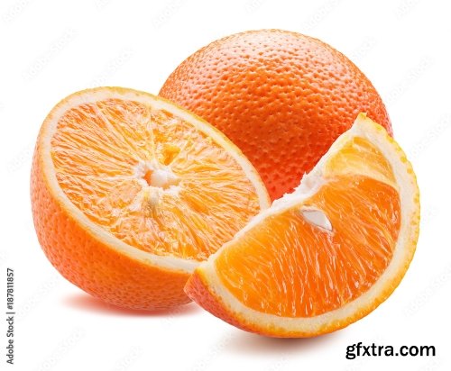 Orange Isolated On A White Background 18xJPEG