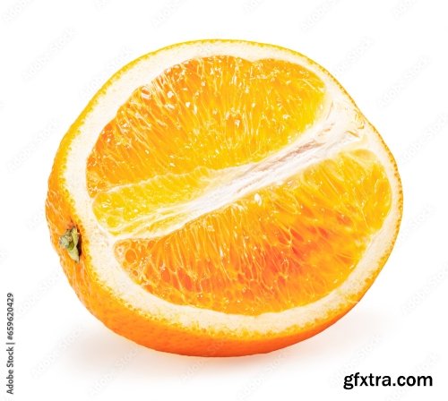 Orange Isolated On A White Background 18xJPEG