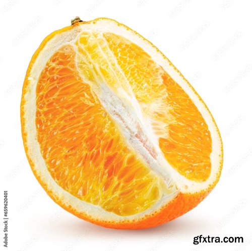 Orange Isolated On A White Background 18xJPEG