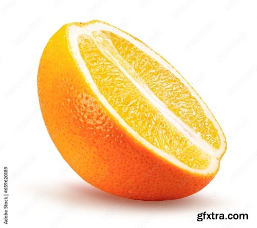 Orange Isolated On A White Background 18xJPEG