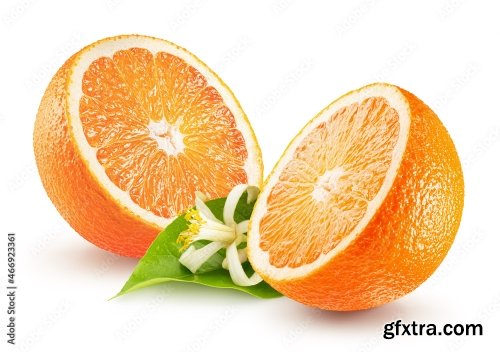 Orange Isolated On A White Background 18xJPEG