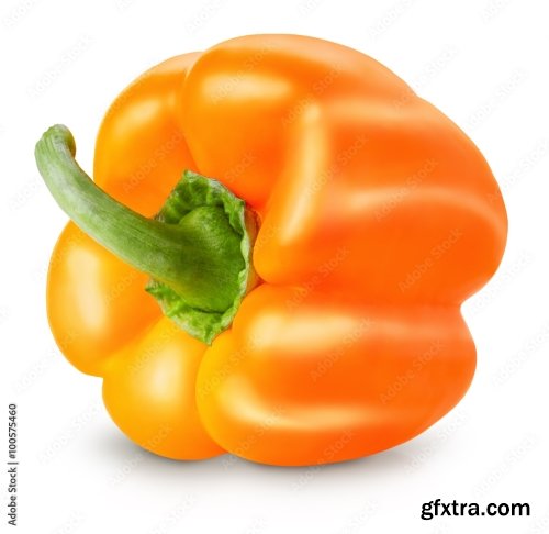 Yellow Pepper Isolated On A White Background 19xJPEG