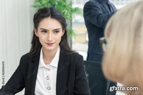 Businesswoman In Meeting 4xJPEG