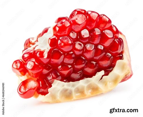 Pomegranate Isolated On A White Background 3 21xJPEG