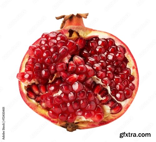 Pomegranate Isolated On A White Background 3 21xJPEG