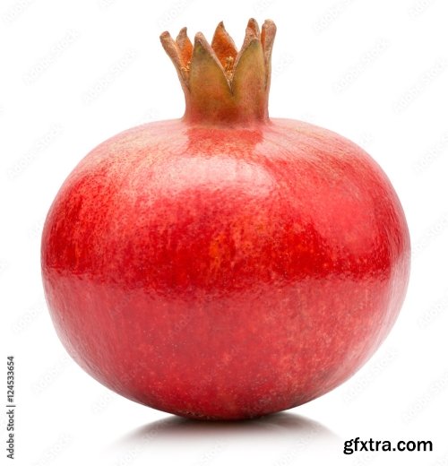 Pomegranate Isolated On A White Background 3 21xJPEG