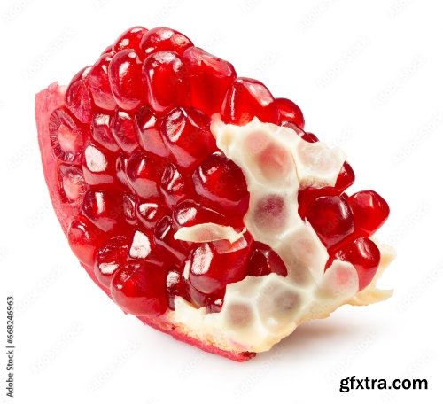 Pomegranate Isolated On A White Background 3 21xJPEG