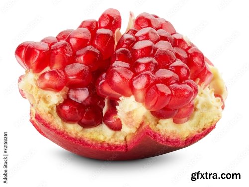 Pomegranate Isolated On A White Background 3 21xJPEG