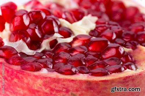 Pomegranate Isolated On A White Background 3 21xJPEG