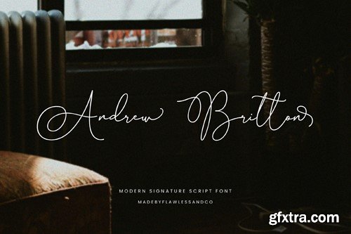 Andrew Britton - Wedding Script Font 9ULFHJC