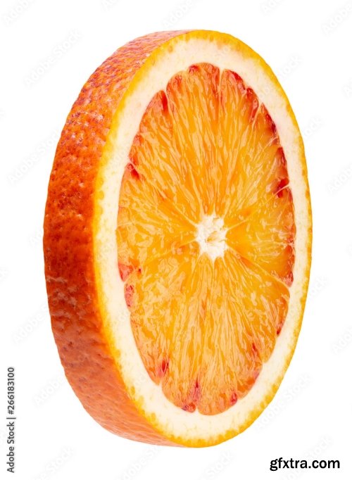 Sicilian Orange Isolated On A White Background 14xJPEG