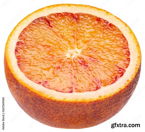 Sicilian Orange Isolated On A White Background 14xJPEG