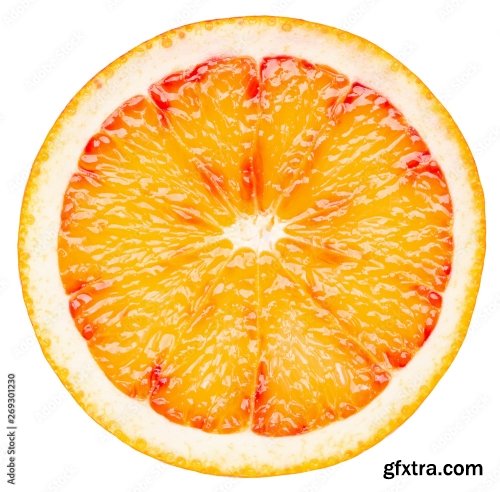 Sicilian Orange Isolated On A White Background 14xJPEG