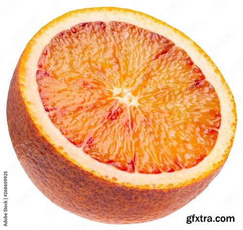 Sicilian Orange Isolated On A White Background 14xJPEG