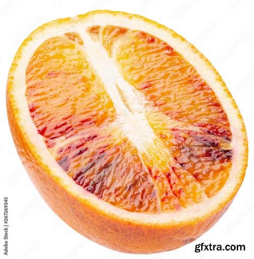 Sicilian Orange Isolated On A White Background 14xJPEG