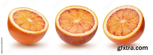 Sicilian Orange Isolated On A White Background 14xJPEG