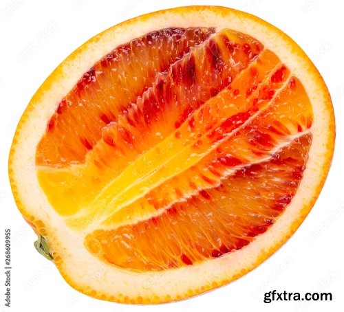 Sicilian Orange Isolated On A White Background 14xJPEG