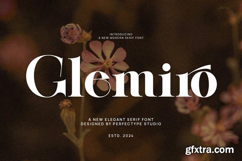 Glemiro Modern Elegant Serif Font Typeface 5V3K68Y