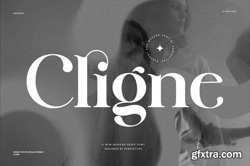 Cligne Modern Elegant Serif Font Typeface RRTW9B4