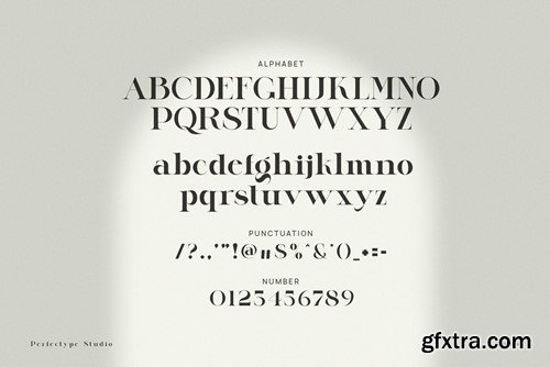 Lugife Modern Elegant Serif Font Typeface 42RTHA4