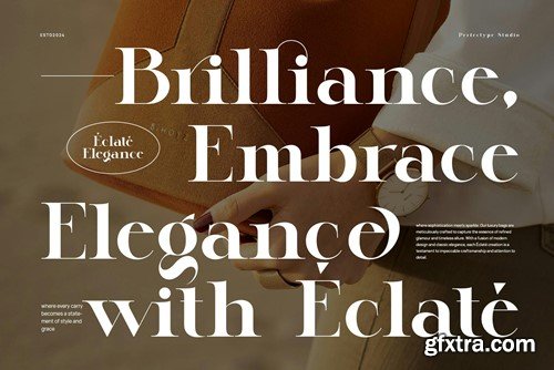 Lugife Modern Elegant Serif Font Typeface 42RTHA4