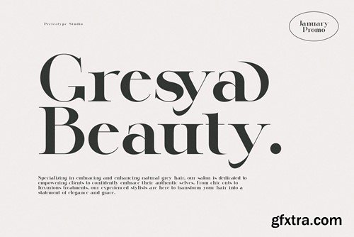 Lugife Modern Elegant Serif Font Typeface 42RTHA4