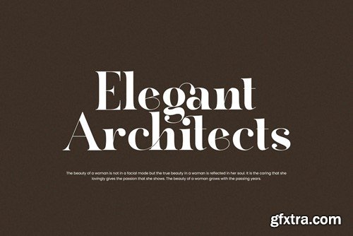 The Fongka Modern Elegant Serif Font Typeface XY56SYS