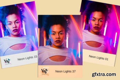 100+ Neon Light Lightroom Presets Bundle