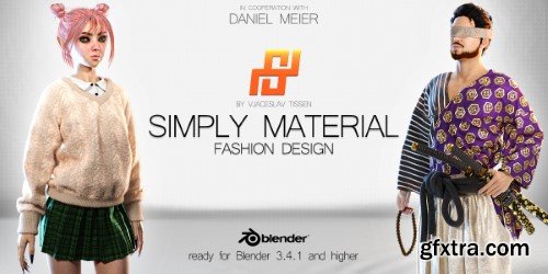 Simply Material | Fashion Design v1.7 for Blender 4.0 - 4.1