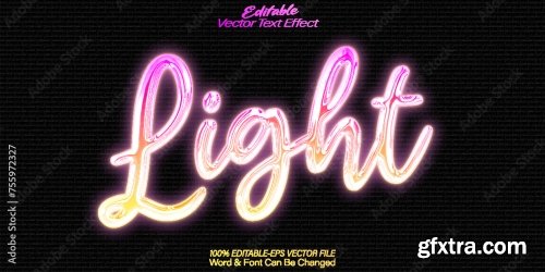 Vector Text Effect Editable Alphabet 30 21xAI