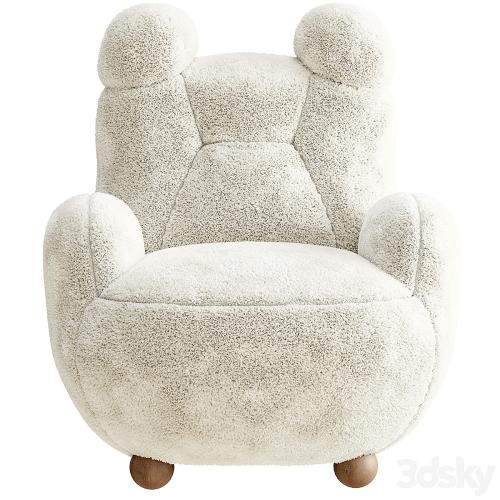 Papa bear armchair fur