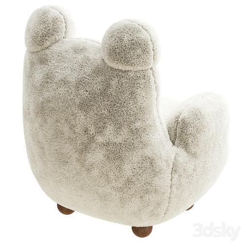 Papa bear armchair fur